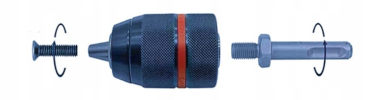 UCHWYT WIERTARSKI SAMOZACISKOWY UCHWYT DO WIERTARKI SDS PLUS 1/2"