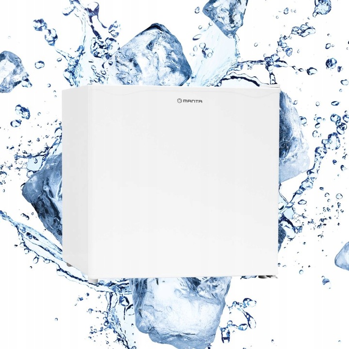 Mini lodówka mała chłodziarka podblatowa zamrażarka biała hotelowa 46