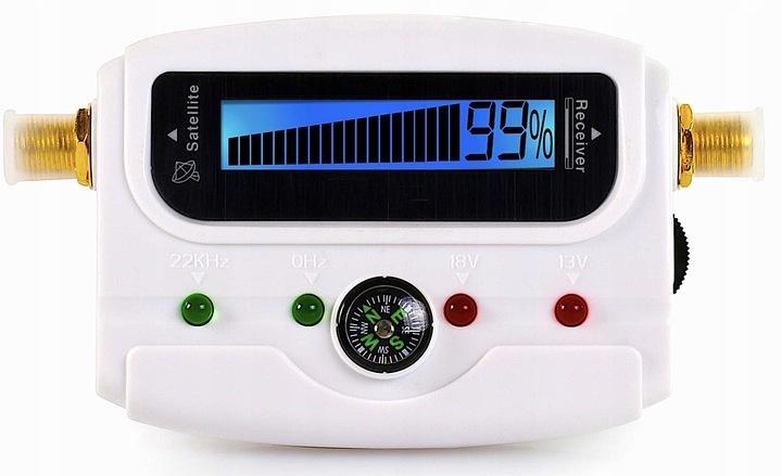 MIERNIK DO SATELITY Sygnału Satelitarnego SAT LCD +KABEL