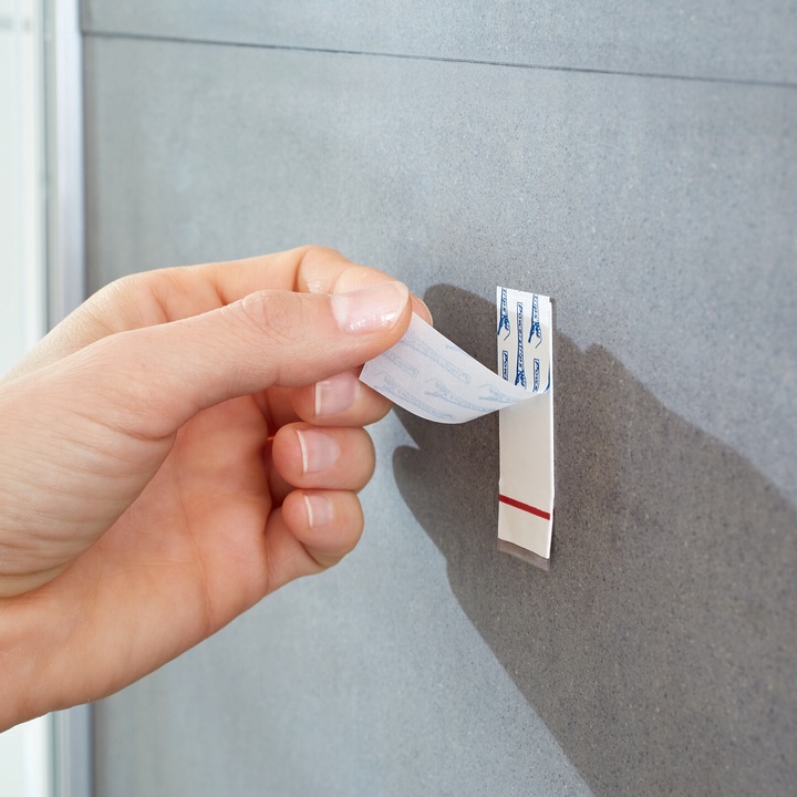 Haczyk Samoprzylepny Tesa Powerstrips Do Łazienki Metalowy Srebrny 2