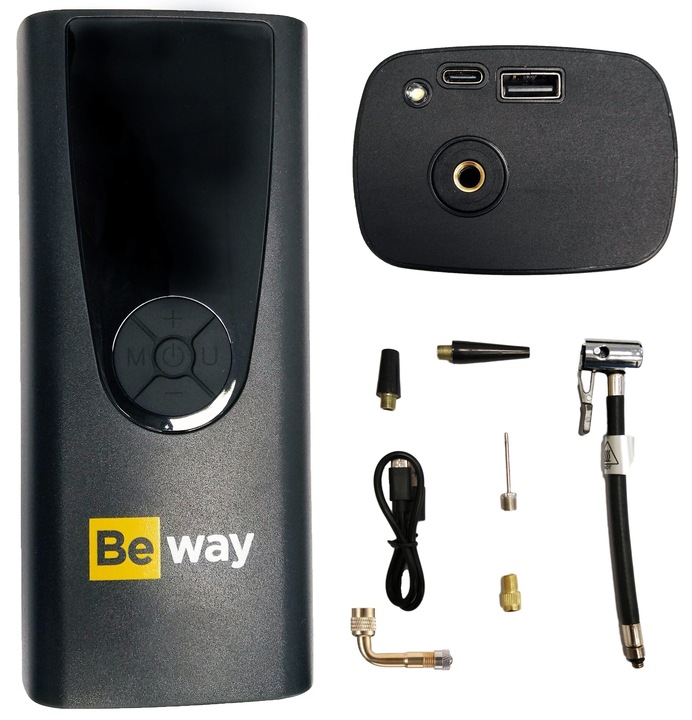 POMPKA ELEKTRYCZNA NAJMOCNIEJSZA 9000 mAh 150psi BEWAY DO ROWERU ROWEROWA