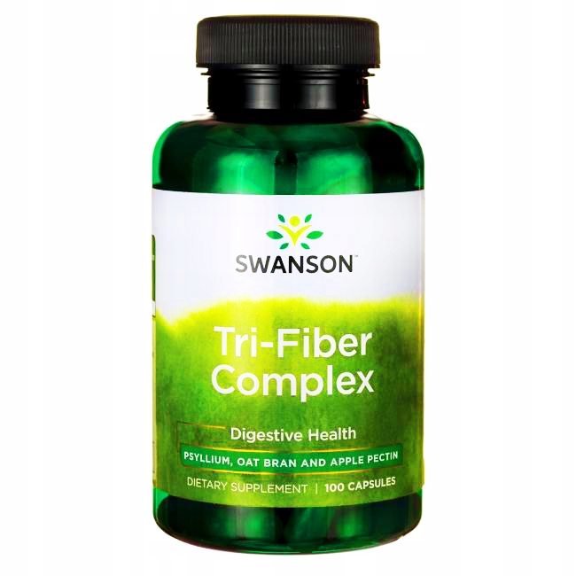 SWANSON TRI-FIBER COMPLEX 3 x BŁONNIK trawienie 100 kapsułek ODCHUDZANIE