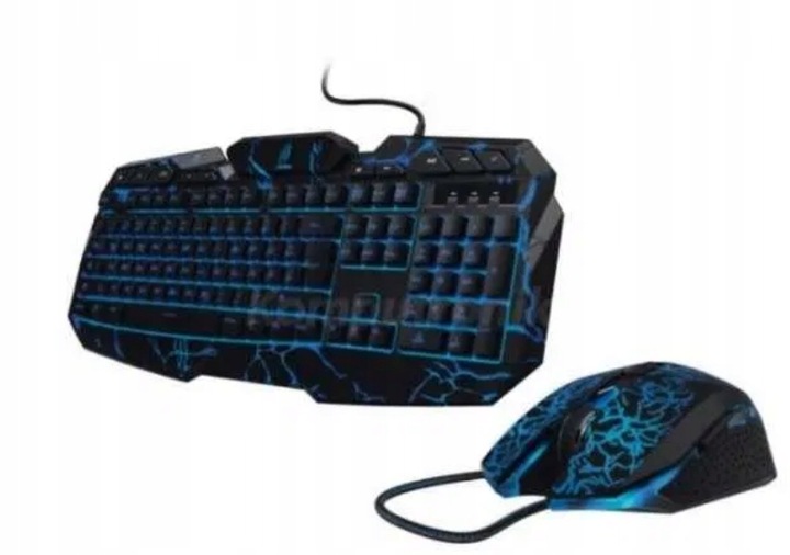Klawiatura +myszka gamingowa zestaw uRage Illumina