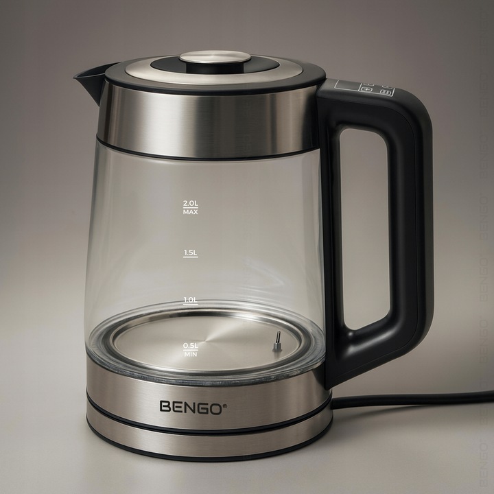 CZAJNIK ELEKTRYCZNY Z REGULACJĄ TEMPERATURY PODTRZYMANIE TEMP LED