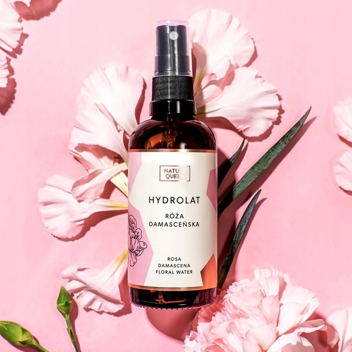NATURE QUEEN Hydrolat róża damasceńska 100ml