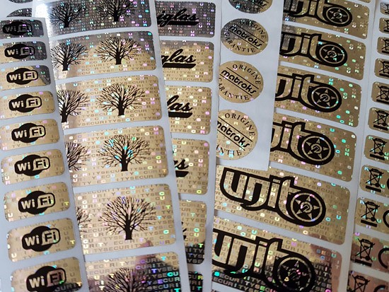 NH-210 - 20x10mm HOLOGRAM PLOMBA SECURITY VOID