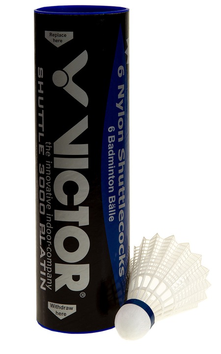 Lotki nylonowe do badmintona 500 VICTOR żółte