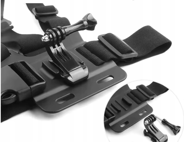 Szelki Uchwyt Chest Mount do GoPro Hero 12 11 10 9 8 7 6 DJI Osmo