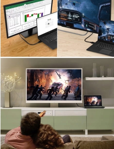 ADAPTER KABEL PRZEWÓD MINI DisplayPort DO HDMI 4K UHD THUNDERBOLT 2 ZENWIRE