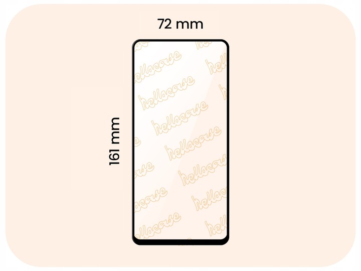 3-PAK Szkło Hartowane do Xiaomi Redmi 12 /13 (na cały ekran, 9H, ochronne)