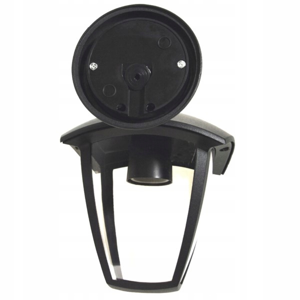 Lampa oprawa elewacyjna kinkiet zewnętrzny do LED E27 czarna