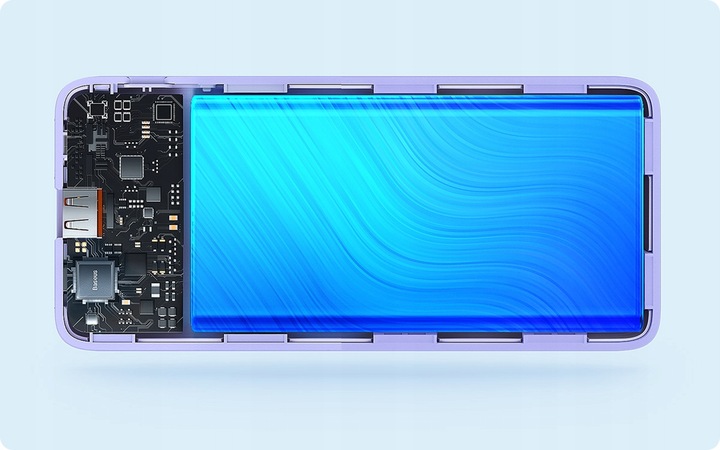 BASEUS POWER BANK Z SZYBKIM ŁADOWANIEM 10000MAH 20W USB-C USB-A BEZPIECZNY