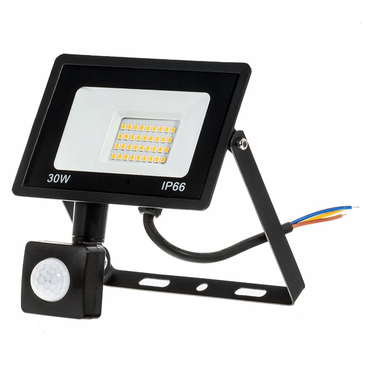 Halogen Naświetlacz 30W LED ZEWNĘTRZNY LAMPA Czujnik RUCHU ZMIERZCHU
