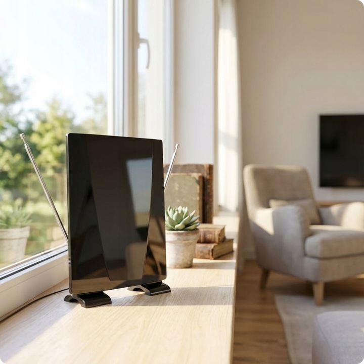 Antena do Tv Naziemnej dvbt2 Pokojowa Zewnętrzna Wewnetrzna UHF VHF