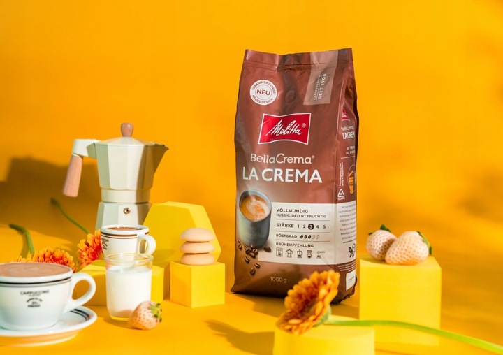 Kawa ziarnista MELITTA BELLACREMA LACREMA 1 kg + videobook GRATIS