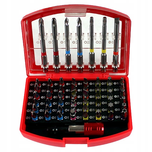 ZESTAW BITÓW BITY KOŃCÓWKI IMBUS HEX TORX PH PZ 56