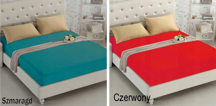 GRUBE PRZEŚCIERADŁO JERSEY Z GUMKĄ 200x220 + ZAKŁADKA NA ŁÓŻKO SOFĘ