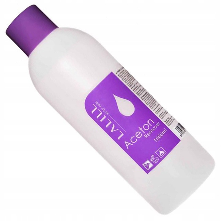 Aceton kosmetyczny remover do hybryd usuwa tipsy 1000ml