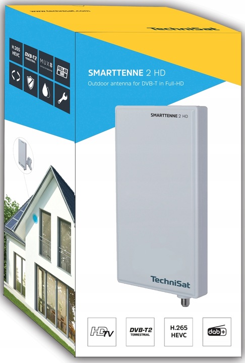 Antena TV DVB-T2 Cyfrowej Telewizji Naziemnej UHF VHF Wzmacniacz 30dB