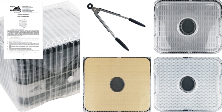 suszarka spożywcza do grzybów owoców warzyw ziół INOX 5 sit 450 W