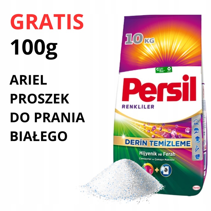 PERSIL PŁYN ŻEL DO PRANIA UNIWERSAL JAKOŚĆ NIEMIECKA 113 Prań 5.65L +GRATIS