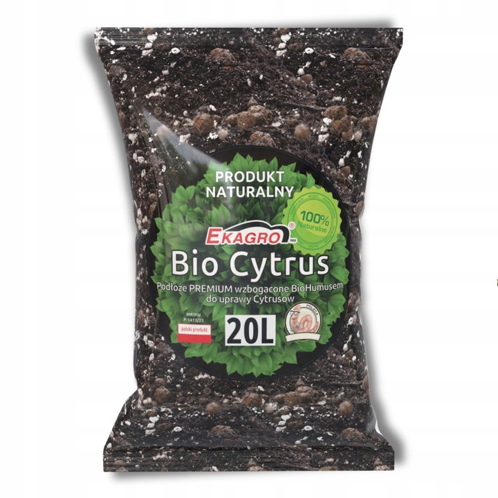 BIO Podłoże do Cytrusów 20l EKO Ziemia Oliwki Mango Awokado