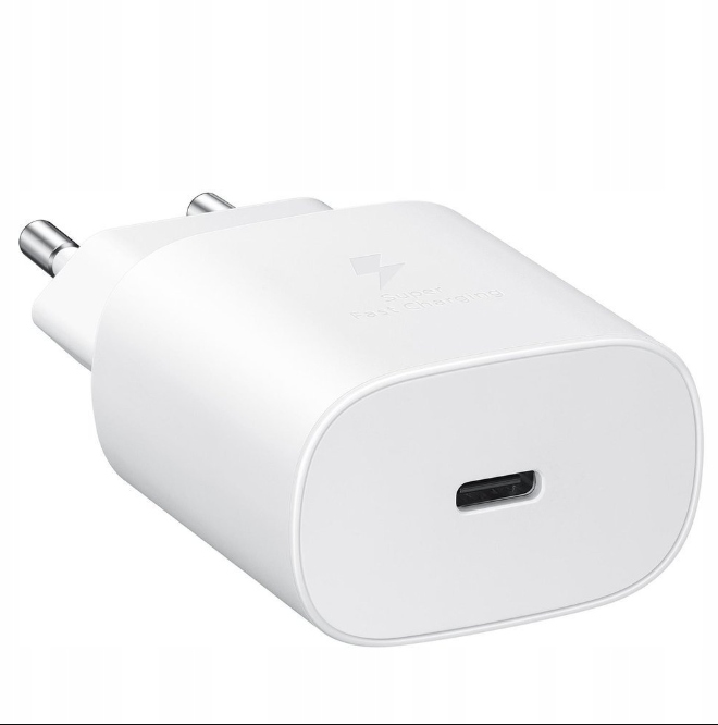 SZYBKA ŁADOWARKA SIECIOWA KOSTKA 25W + KABEL USB-C 1M
