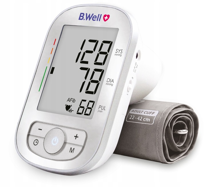 CIŚNIENIOMIERZ NARAMIENNY AUTOMATYCZNY B.WELL AFIB Migotanie Przedsionków