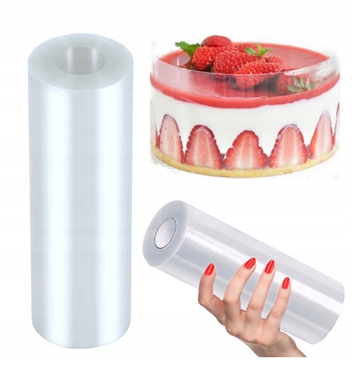 FOLIA RANTOWA RANT OWIJKA CUKIERNICZA DO OBRĘCZY RANTOWEJ 15cm x 10m