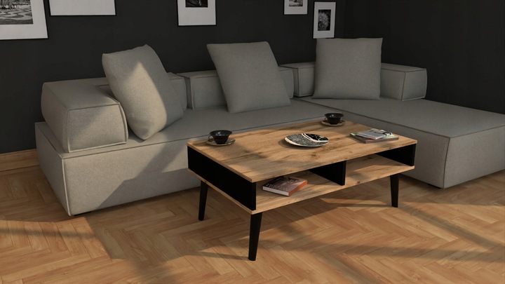 Stolik kawowy ława w stylu skandynawskim wotan