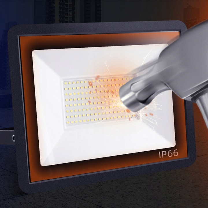 HALOGEN LED NAŚWIETLACZ LAMPA 150W REFLEKTOR SZKŁO HARTOWANE 14500lm