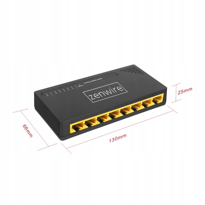 Switch Rozdzielacz LAN 8 Portów Gigabit Ethernet RJ45 1000 MB do Internetu