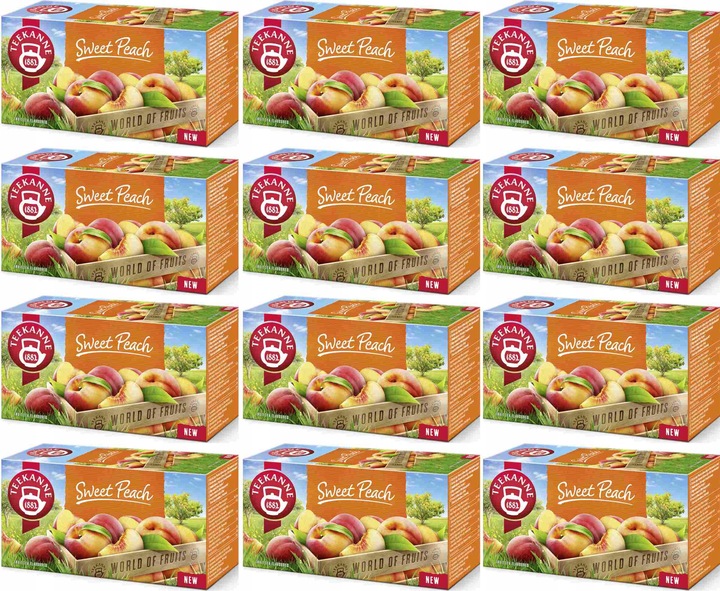 (x12) TEEKANNE 20tb Słodka Brzoskwinia