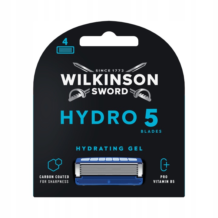 Wilkinson Hydro 5 Regular do golenia 4 wkłady x2
