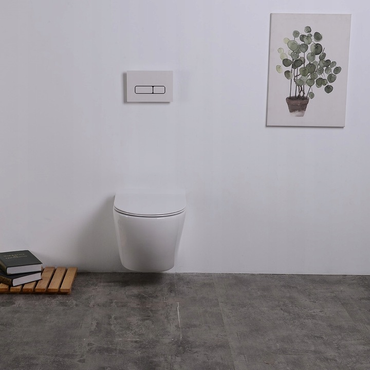 GEBERIT STELAŻ+PRZYCISK GEBERIT+WC TORNADO+DESKA+MATA, ZESTAW 7W1