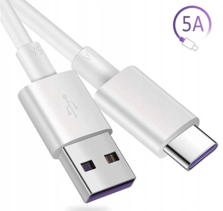 Oryginalny kabel Huawei AP71 4072007 USB-C 1M Biały