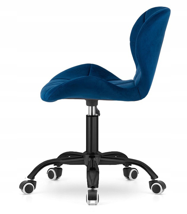 Krzesło obrotowe do biurka ucznia gabinetu regulowane welurowe Lugano.pro