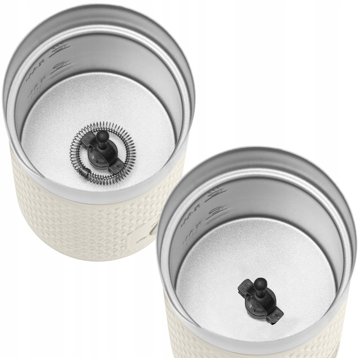 Elektryczny spieniacz do mleka Podgrzewacz 2w1 cappuccino latte 4 funkcje