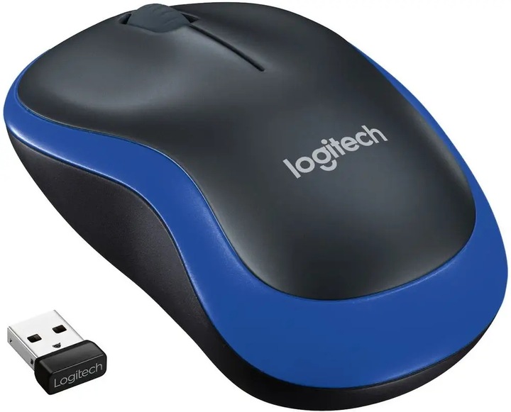 Myszka bezprzewodowa Logitech M185 910-002239 niebieska