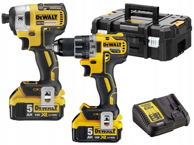 Zestaw combo XR wkrętarka DCD791 + zakrętarka DCF887 2x5.0Ah DCK268P2T