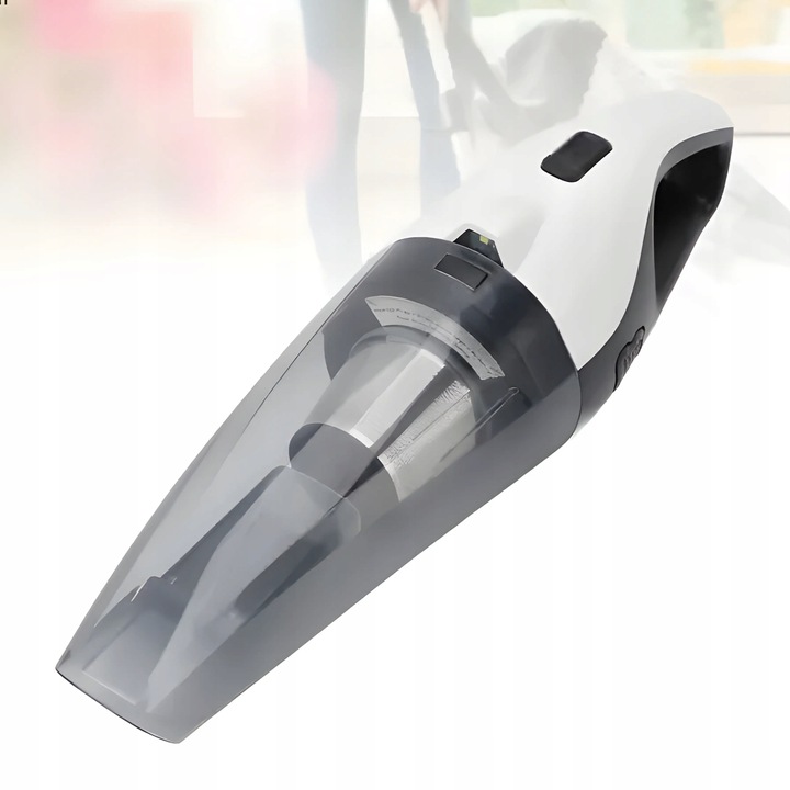 ODKURZACZ RĘCZNY SAMOCHODOWY BEZPRZEWODOWY DO SAMOCHODU PODWÓJNY FILTR