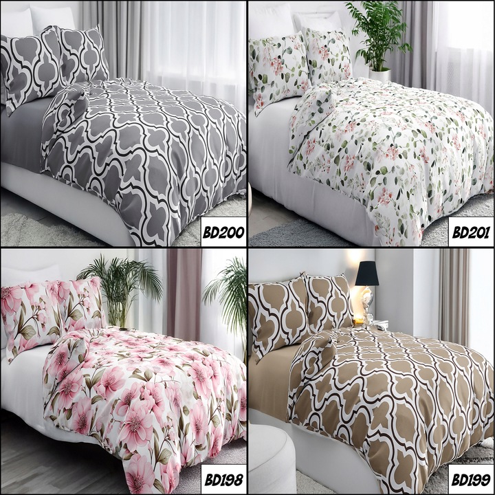 KOMPLET POŚCIELI 200X220 100% BAWEŁNA GRUBA POLSKA DWUSTRONNA DUŻO WZORÓW