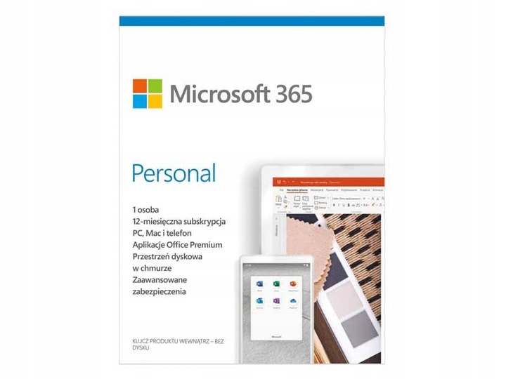 Microsoft 365 Personal PL 1Y 1U Win/Mac QQ2-01434