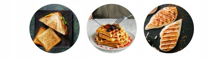 SILVERCREST KITCHEN Opiekacz do Kanapek Gofry Grill SSMW 750 3w1 TRZY