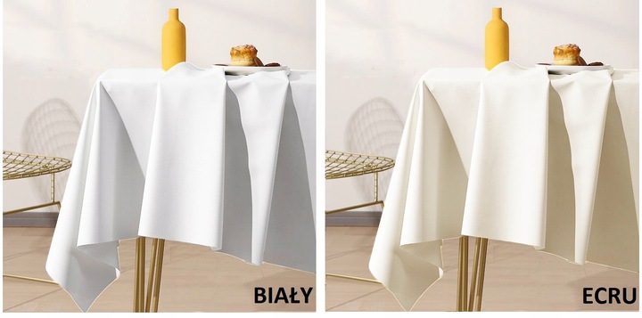 OBRUS GŁADKI ETHERAL MATOWY GRUBY 140x220 KOLORY