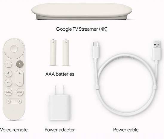 Google TV Streamer 4K ODTWARZACZ SMART TV USB-C 32GB