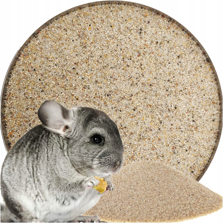 Piasek pył kąpielowy dla szynszyli fretki chomika płukany suchy atest 30KG