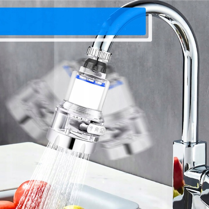 Filtr Do Wody Na Kran Obrotowy Usuwa Zanieczyszczenia i Metale + 10