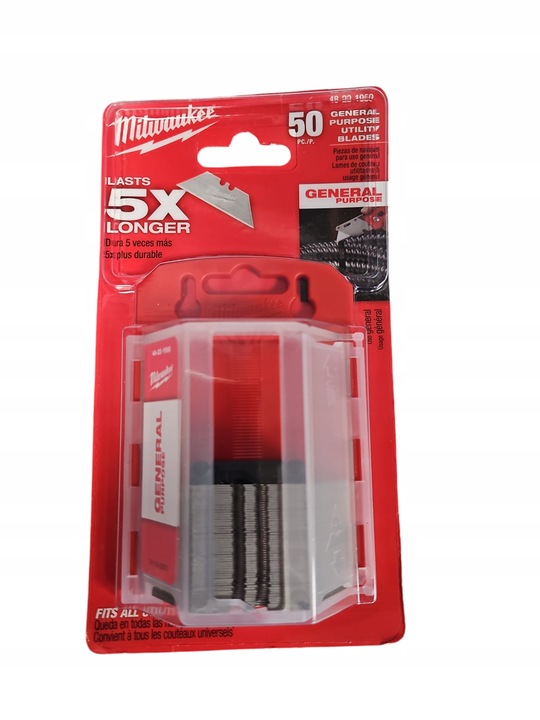 Ostrza do nożyków 61 mm wymienne 50 szt wkłady zapasowe ostre