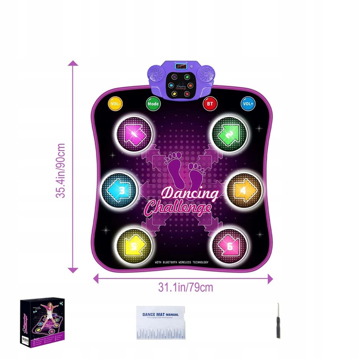 DUŻA MATA GRA MUZYCZNE WYZWANIE TANECZNY TWIST 5 RÓŻNYCH TRYBÓW